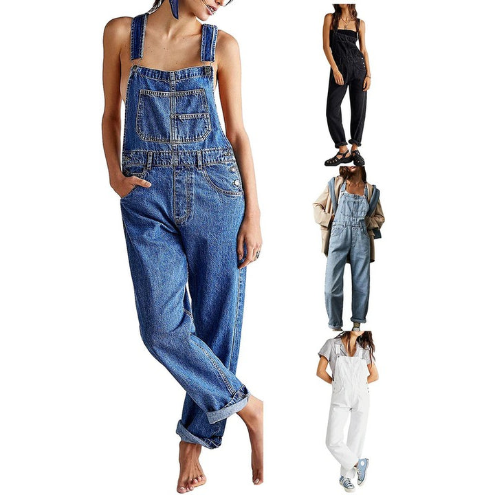 Lotte | Relaxed overall met kruisbanden