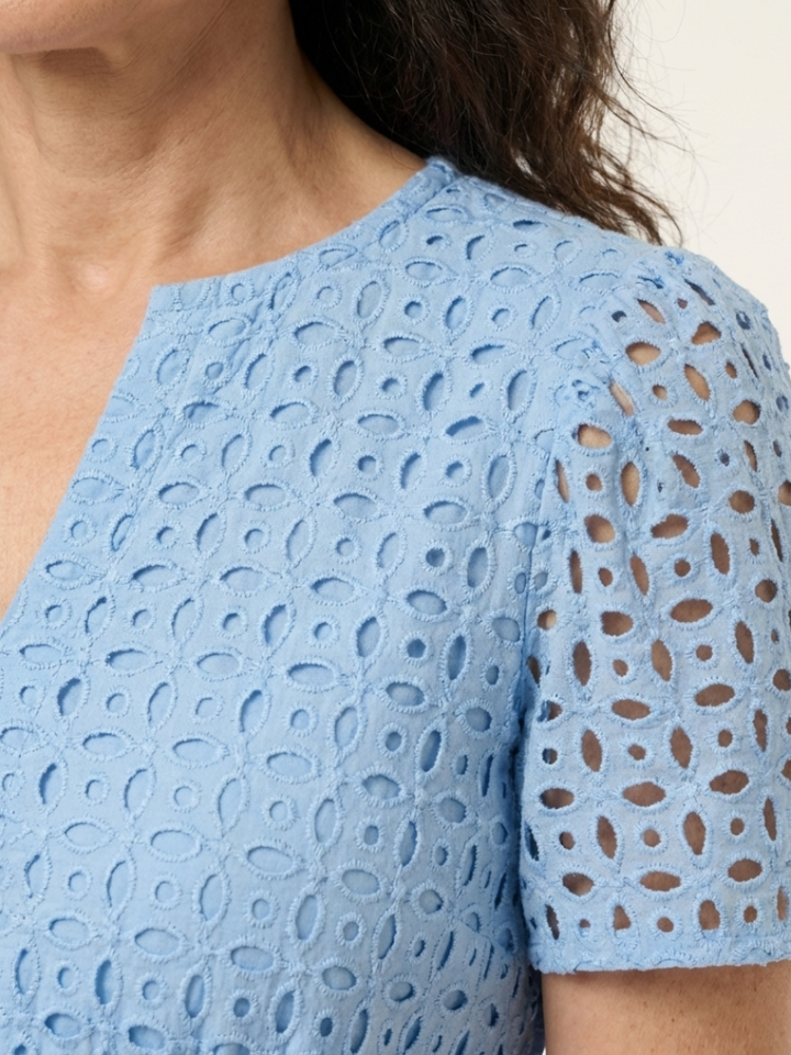 Steffie | Durchbrochenes Lagen-Midikleid