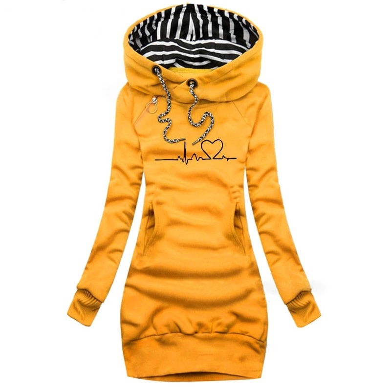 Jaëlle Hoodie Jurk met Capuchon