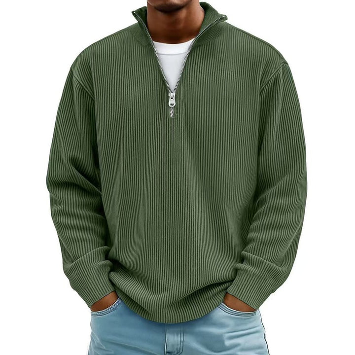 Calixto | Loose-fit half-zip sweatshirt