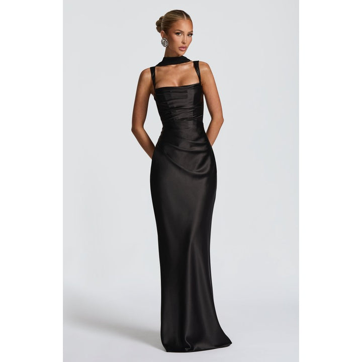 Calanthe | Maxi vestido con escote cuadrado