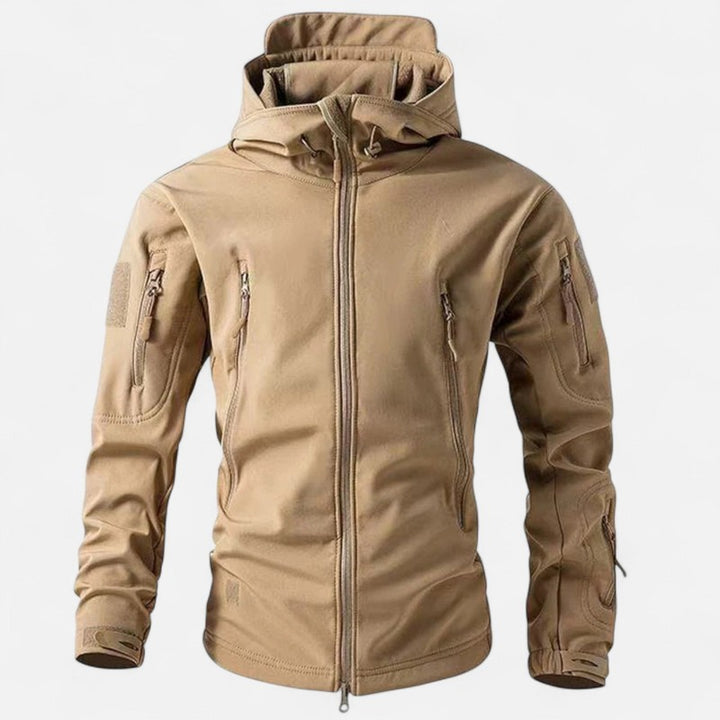 Dirk | Functioneel Softshell jasje met Capuchon