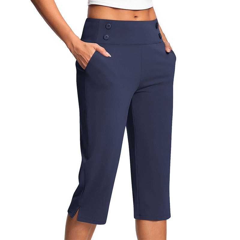 Lotte | Yoga Capribroek met Hoge Taille