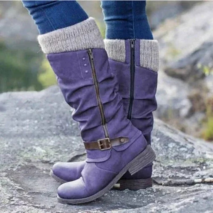 Sophie | Hoge Laarzen met Slouchy Pasvorm