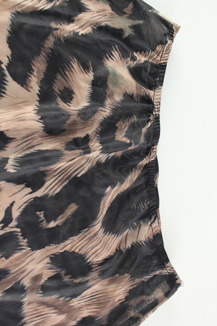 Aafke | Bikini stampato con maxigonna