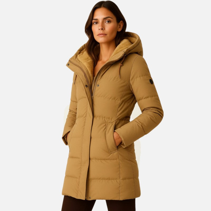 Sophia | Gekwalde winterjas met capuchon