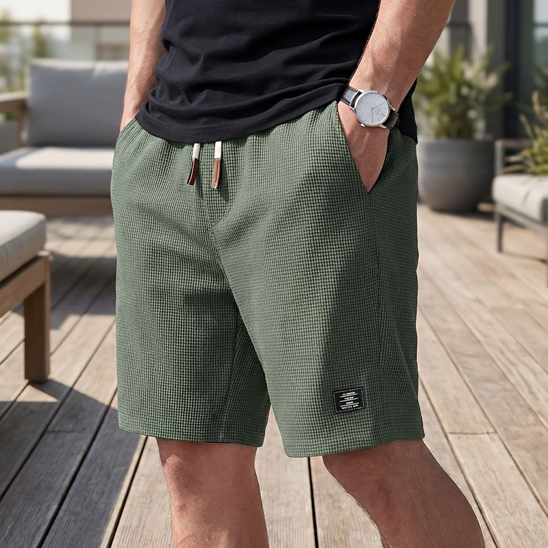 Herren | Locker geschnittene Shorts mit elastischem Bund