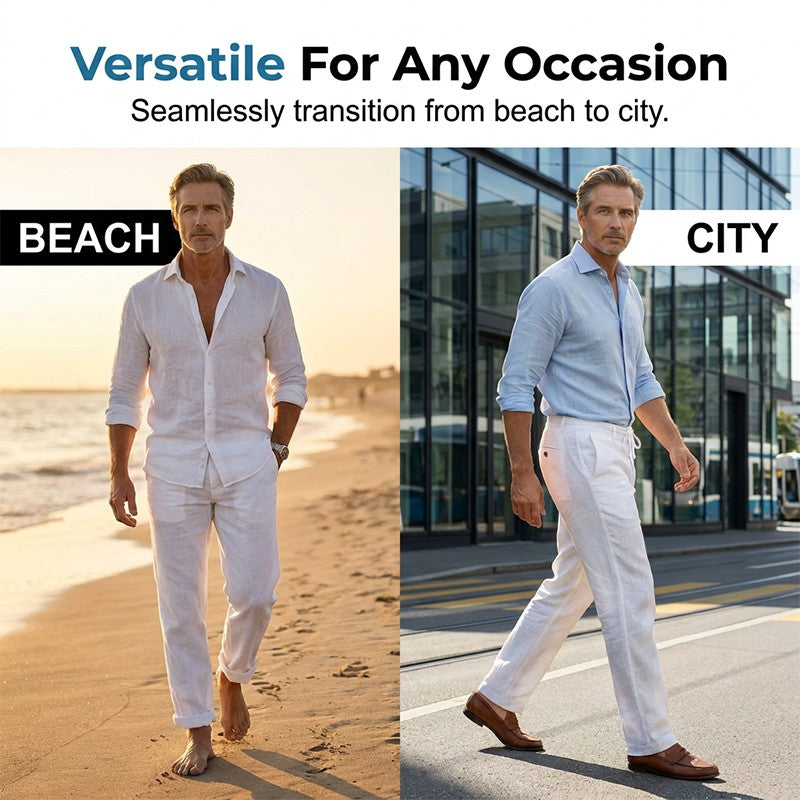 Sebastian | Legere Herren-Hose mit geradem Bein