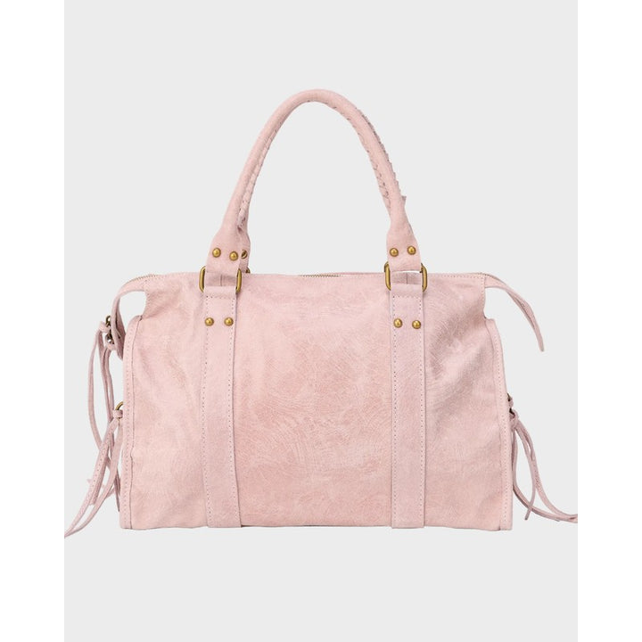 Eline | Strukturierte Handtasche mit Fransen