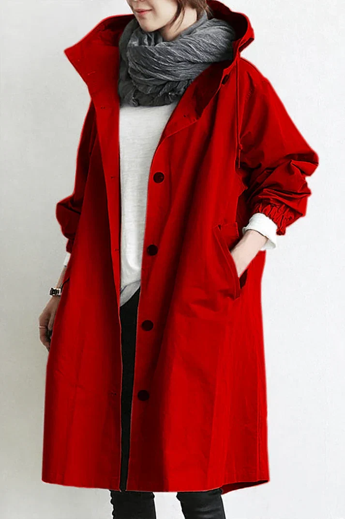 Elin | Trench-coat déperlant à capuche