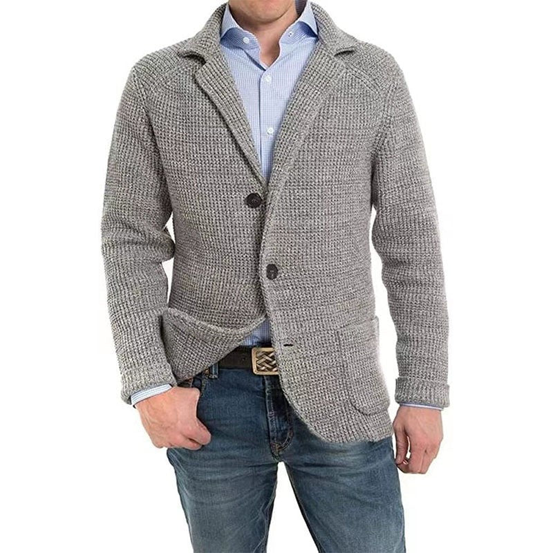Homens | Blazer com lapelas entalhadas