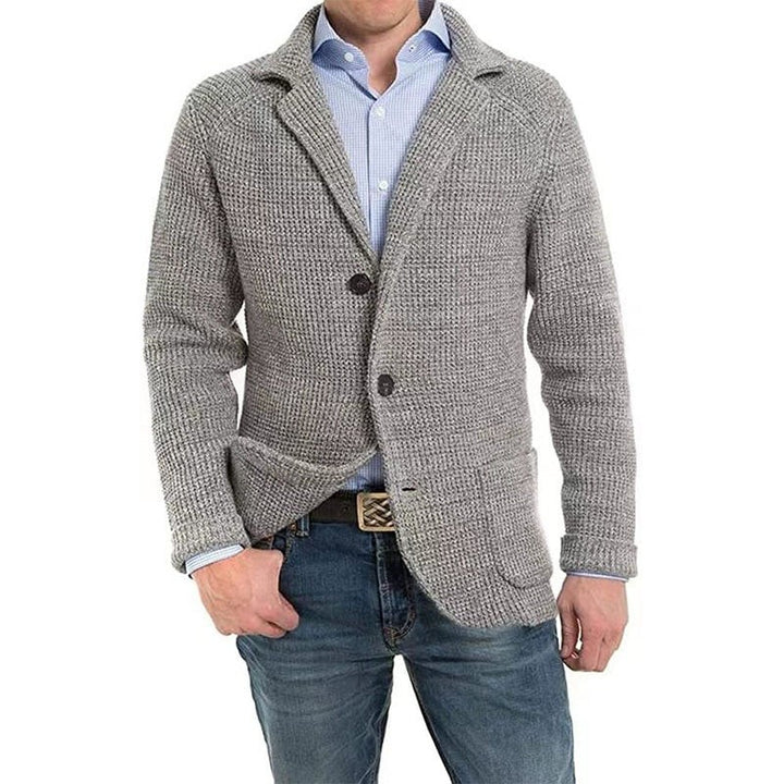 Homens | Blazer com lapelas entalhadas