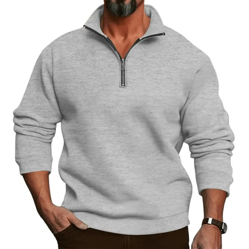 Reymond | Stijlvolle quarter-zip met ribbels