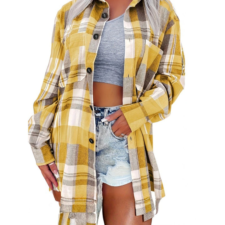 Jasmijn | Chemise décontractée à carreaux