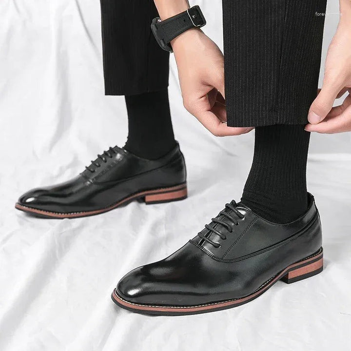 Guillaumo | Klassieke Oxford-schoen met ronde neus