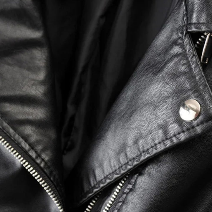 Isolde | Strukturierte Bikerjacke