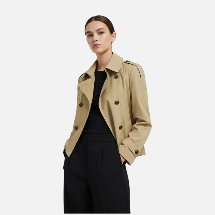 Sophia | Korte trenchcoat met ceintuur