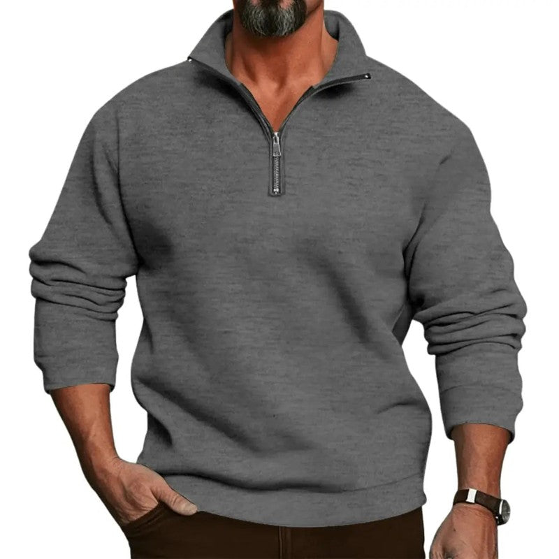 Reymond | Stijlvolle quarter-zip met ribbels