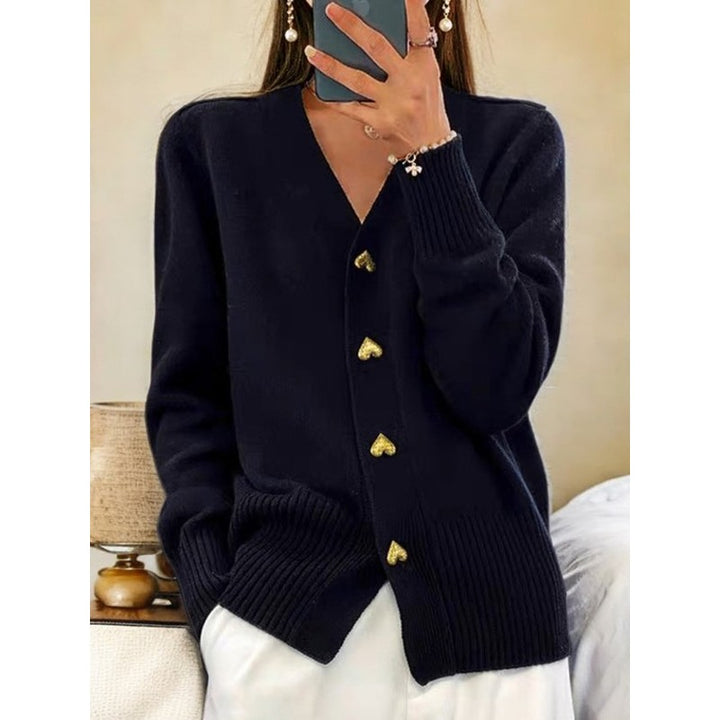 Edna | Lange Mouwen Ribborduren Vest
