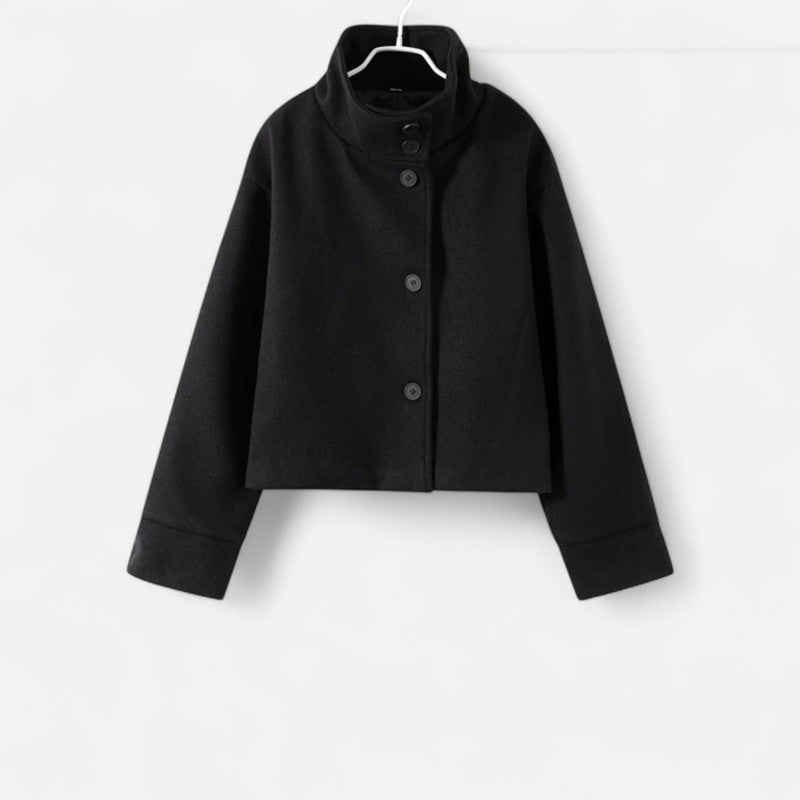 Sophie | Gestructureerde ruimvallend korte jas