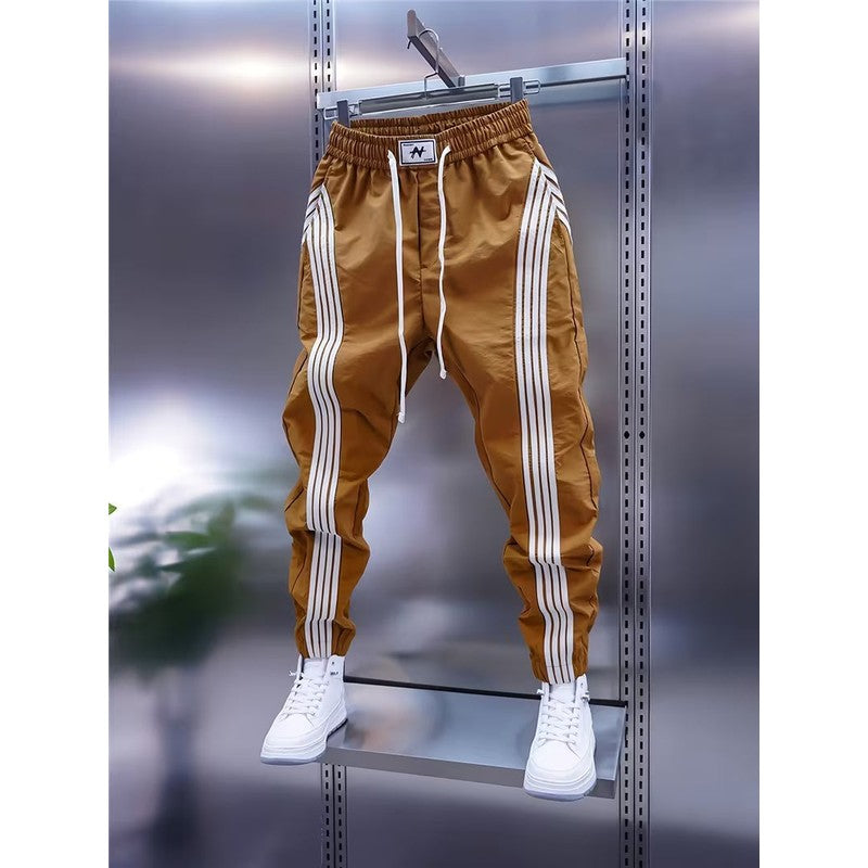 Daan | Striped Joggers with Elasticated Ankles