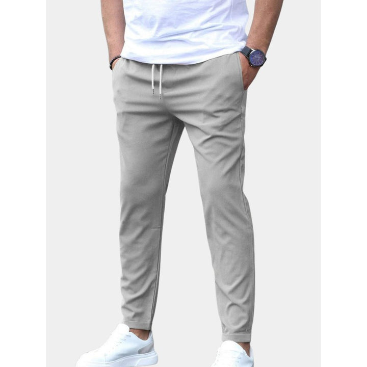 Victor | Slim-Fit Tapered Trousers with Elastic Waistband