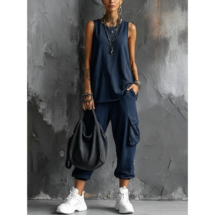 Valentina | Set aus ärmellosem Top und Jogginghose