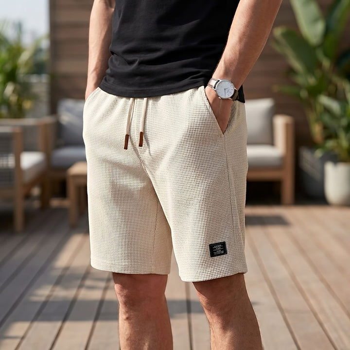 Herren | Locker geschnittene Shorts mit elastischem Bund