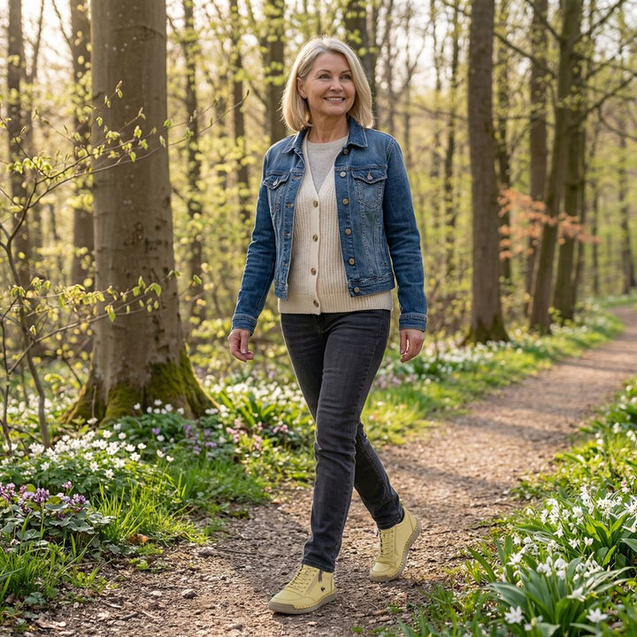 Amélie | Orthopädische Sneaker mit seitlichem Reißverschluss