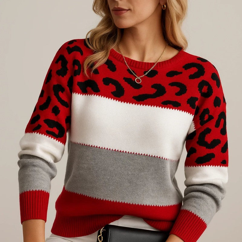 Pascaline | Leopardprint Relaxed Fit Trui