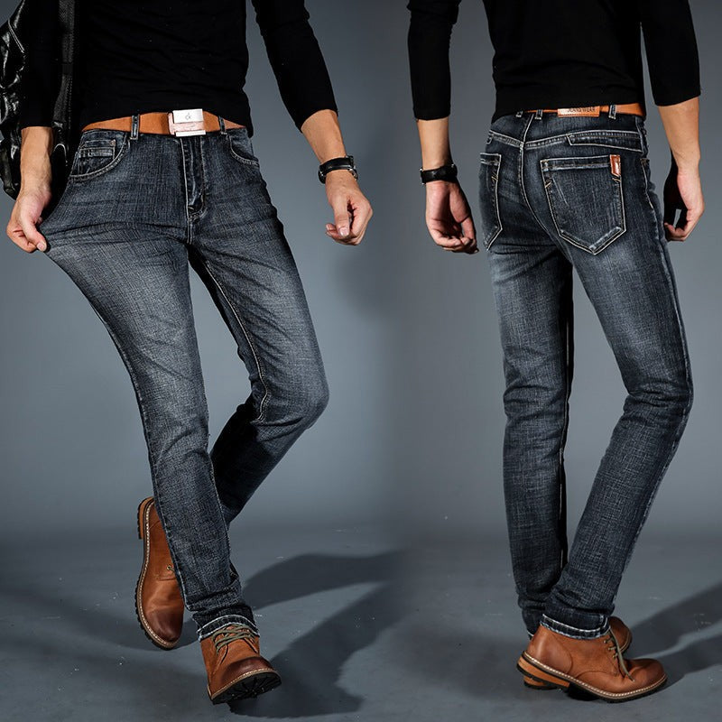 Heren Aansluitende Pasvorm Jeans