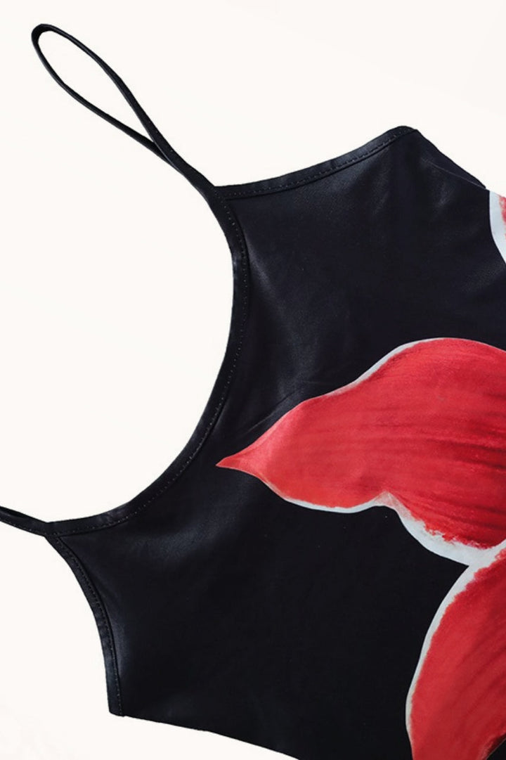 Wietske | Vestido maxi estampado justo