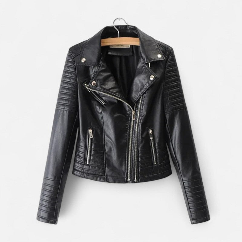 Isolde | Strukturierte Bikerjacke