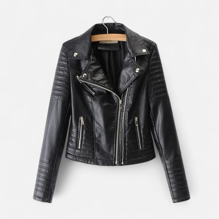Isolde | Strukturierte Bikerjacke