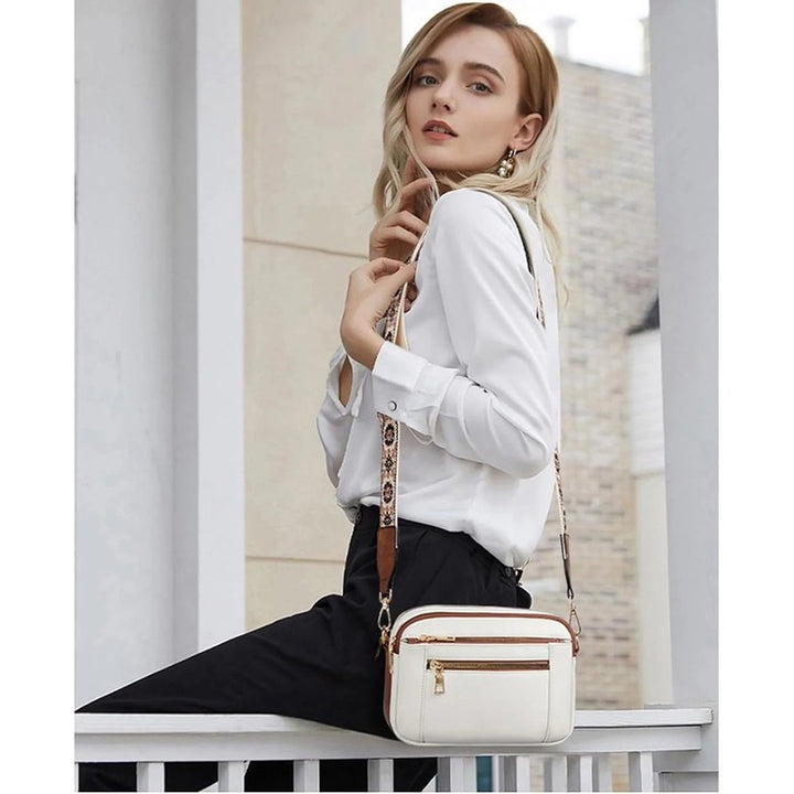 Mila | Verstellbare Schultertasche mit Blumenmuster