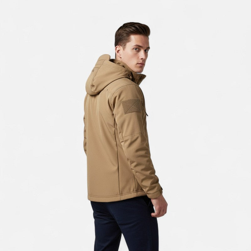 Dirk | Functioneel Softshell jasje met Capuchon