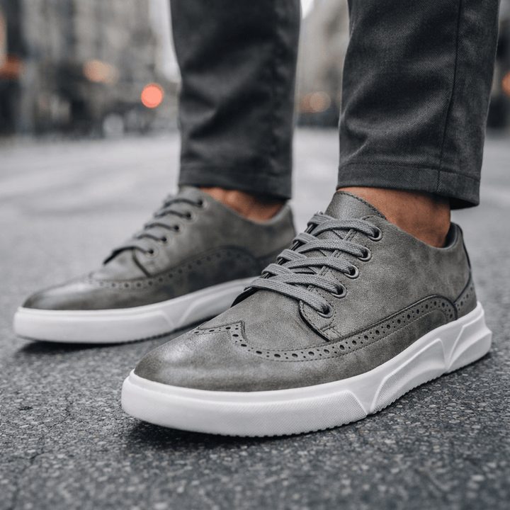 Eva | Baskets brogue en cuir