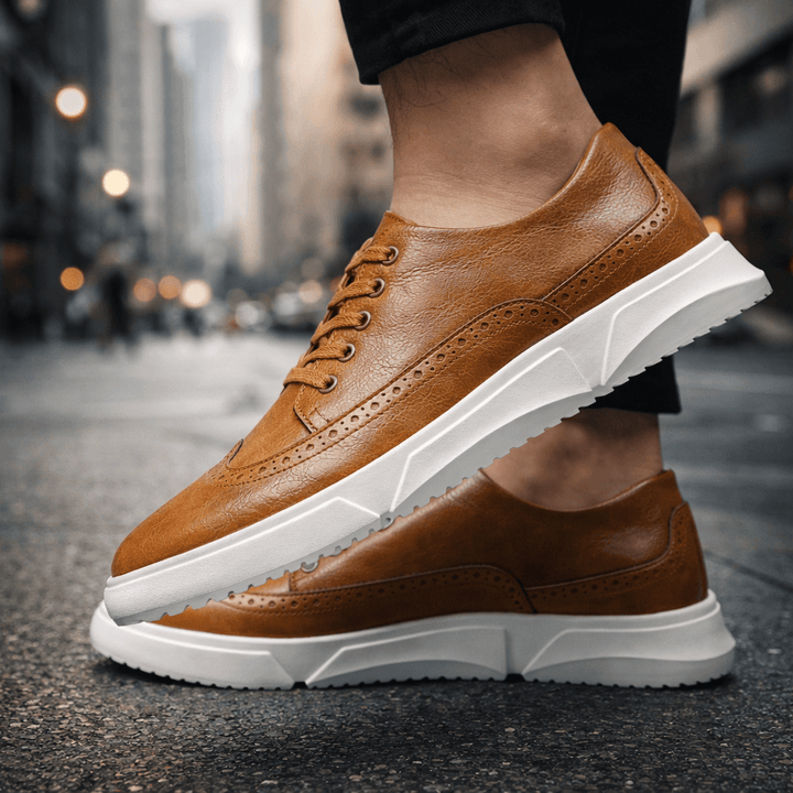 Eva | Baskets brogue en cuir