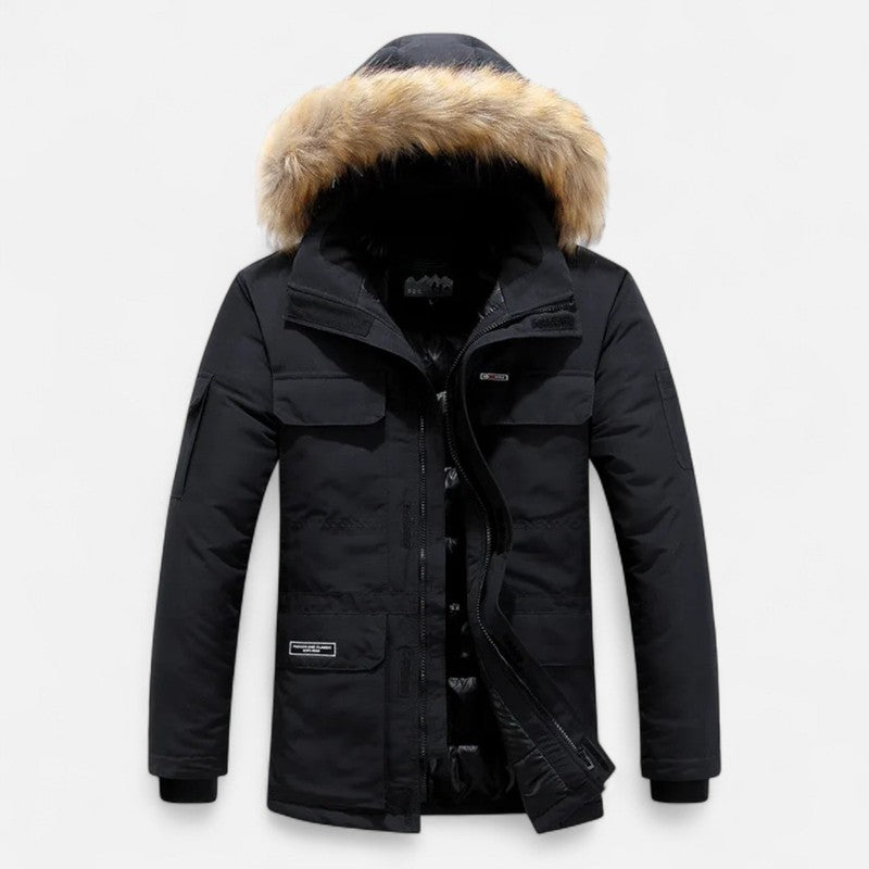 Bram | Lange Parka met Capuchon