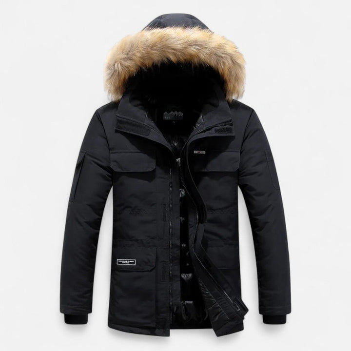 Bram | Lange Parka met Capuchon