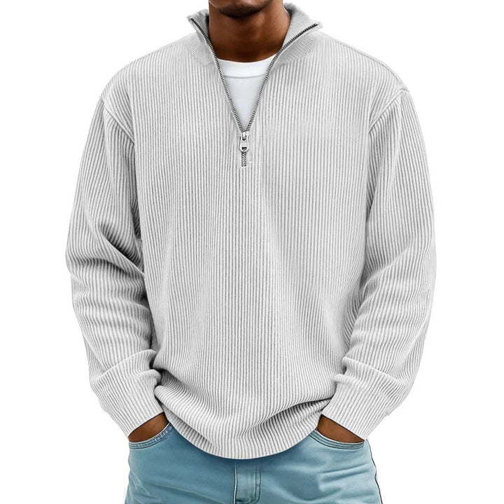 Calixto | Loose-fit half-zip sweatshirt