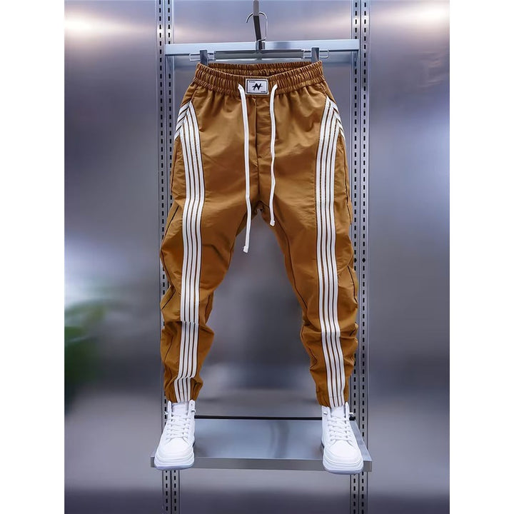 Daan | Striped Joggers with Elasticated Ankles