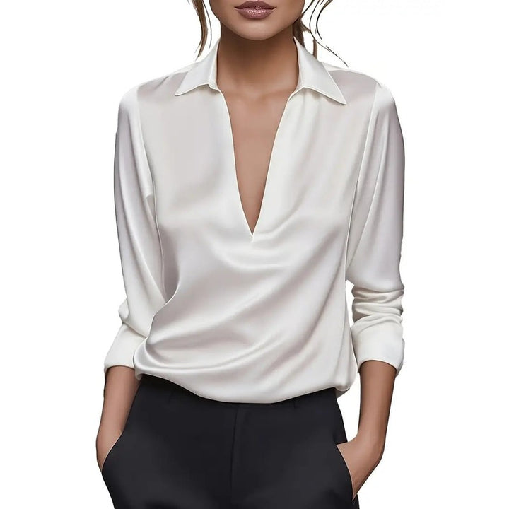 Sophie | Diepe V-hals Blouse