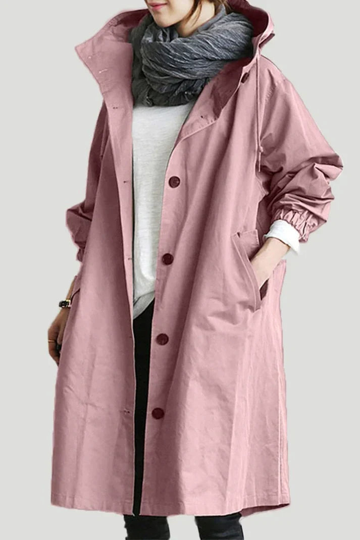 Elin | Trench-coat déperlant à capuche