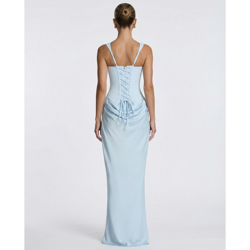 Olivia | Tailliertes Korsett-Maxikleid