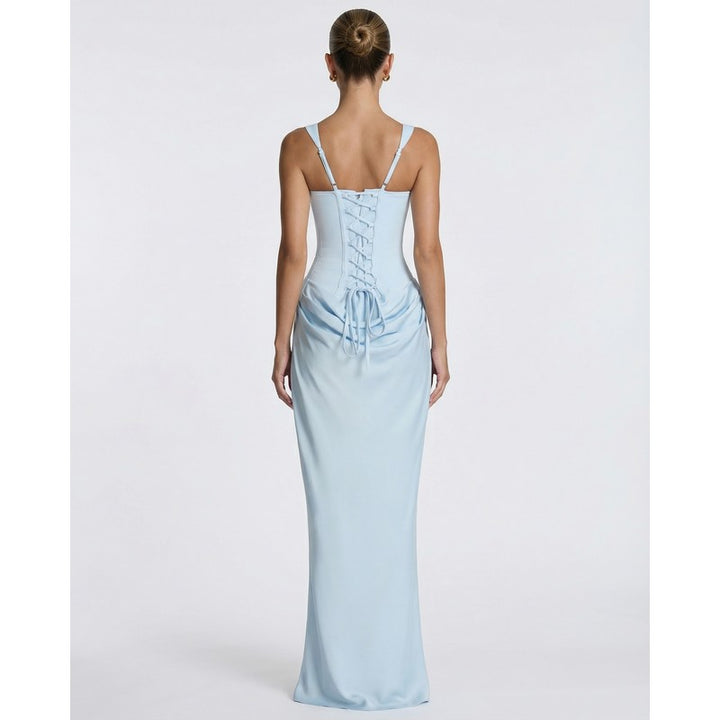 Olivia | Tailliertes Korsett-Maxikleid