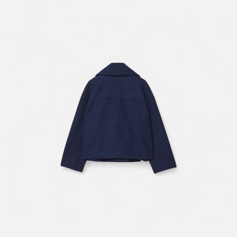 Damenjacke | Taillierte kurze Jacke mit Revers