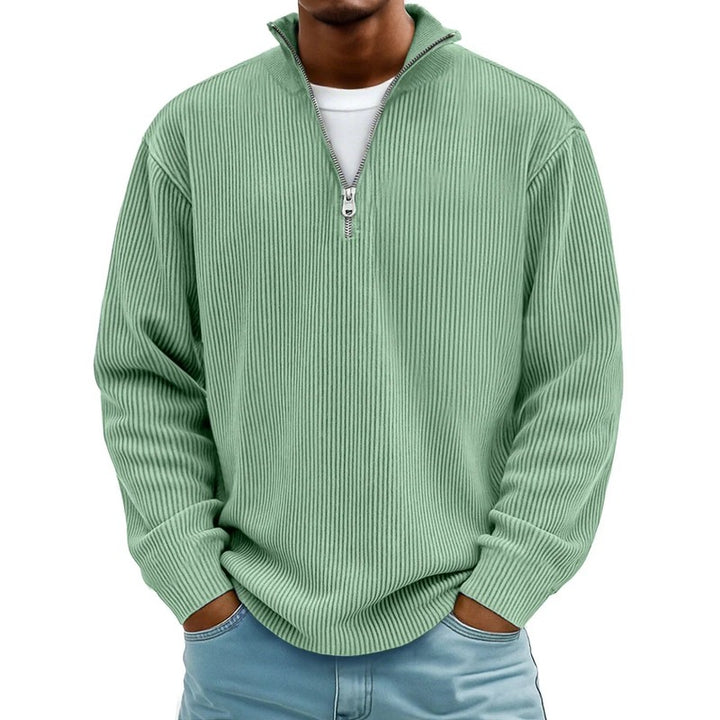 Calixto | Loose-fit half-zip sweatshirt