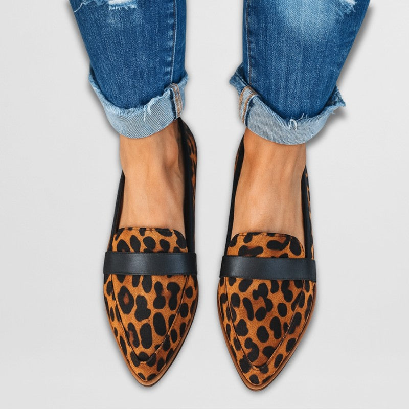 Marisol | Mocassins Penny à bout pointu avec détail à boucle