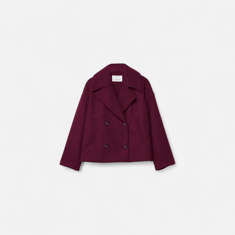 Damenjacke | Taillierte kurze Jacke mit Revers